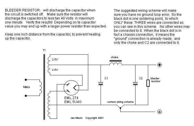 Tube power supply design